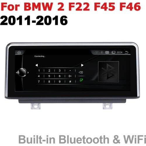 Android 7.0 up Car Multimedia player For BMW 2 Series F22 F45 F46 2011~2016 NBT WiFi GPS Navi Map Stereo Bluetooth 1080p