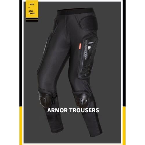 Cross country motorcycle trousers riding pants hip knee waist protection knight Motocross breathable elastic pants