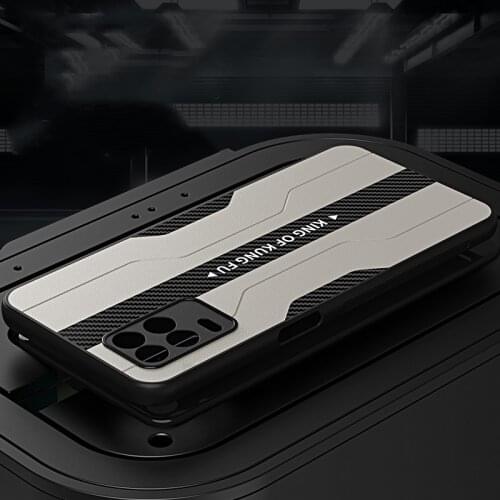 For OPPO Realme Narzo 30 5G Case Carbon Fibre Leather Cover For Realme GT Neo V13 V15 8 Pro C21 7 V5 Soft TPU Shockproof Shell