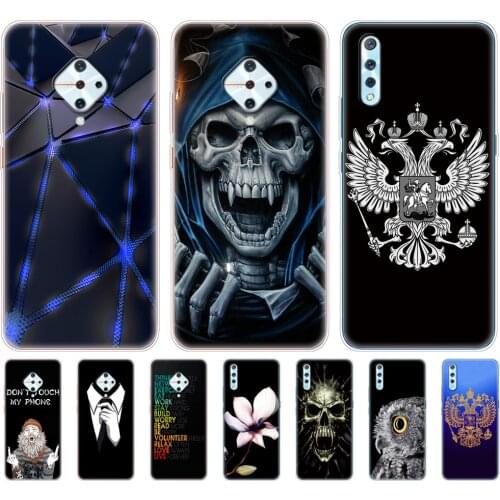 For VIVO V17 Phone Case for Vivo V17 Neo V 17 V17Neo VIVOV17 Cover Silicon Soft TPU Back Coque Protective 6.38 Inch Shell black