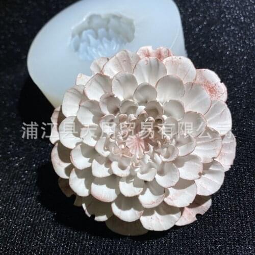 Multi-layer Flower Fondant Silicone Mold Diy3D Stereo Hand-dripping Clay Pendulum Decoration 15-930