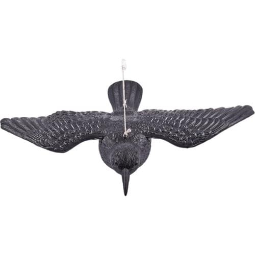 Hunting Decoys Black Birds Crow Garden Bird Caller Deter Scarer Scarecrow Mice Pest Control Deterrent Repeller Hunting Goods