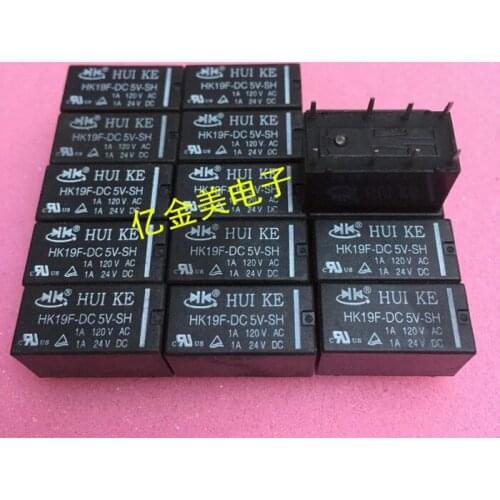 HK19F-DC5V-SH Relay 1A 5V 8-pin HK19F-DC5V-SH