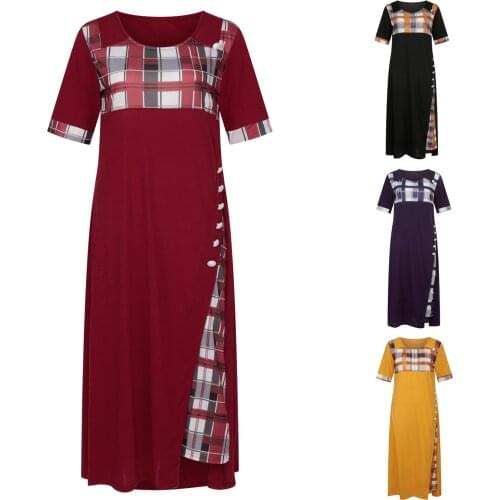 Летние платья в клетку SAGACE China At AliExpress