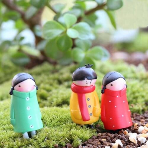 1 pair scarf Lovers Couple DIY Craft Moss Micro Landscape World Home Decor Bonsai Garden Small Ornament Marry Wedding Decoration