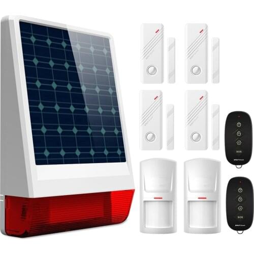 Night Wolf Alarm Host Outdoor Solar Sound And Light Alarm Can Be Connected With Detector Outdoor Alarm