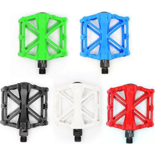 Cycling Bike Pedals Double Ball Aluminum Alloy Widen Mountain Bike Accessories Bicycle Ultralight Seal Bearings Anti-slip Pedal