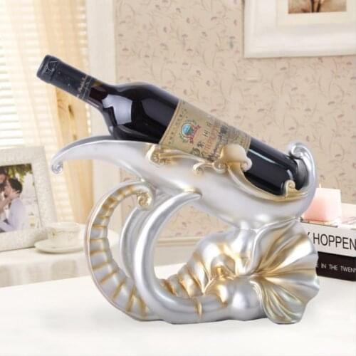 Elephant Wine Rack Creative Resin Crafts European Home Decoration Gift Decoration New Store Opening Bar Decoration Supplies