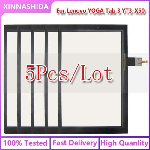5PCS/New Digitizer Glass For Lenovo YOGA Tab 3 YT3-X50 YT3-X50F YT3-X50M YT3-X50L Touch Screen