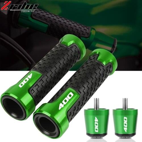 400 Logo Motorcycle Accessories Handle Bar Handlebar Grips End Cover Cap For KAWASAKI NINJA400 NINJA Z400 900 Z800 Z750 Z1000