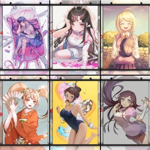 Diamond Painting Dangan Ron Patsumiki Mikan Akamatsu Diamond Mosaic Cross Stitch Kits Room Decoration