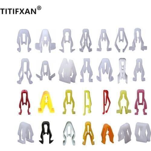 Auto Navigation Panel Rivet Dashboard Center Console Sound Radio CD DVD U type Plastic Fasteners Clips Car Snap Buckle