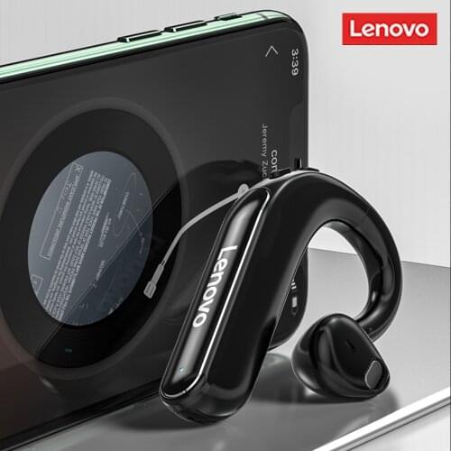 New Original Lenovo TW16 Wireless Bluetooth 5.0 Earphone Earhook Earbud With Microphone Stereo For Driving Meeting 40 Hours