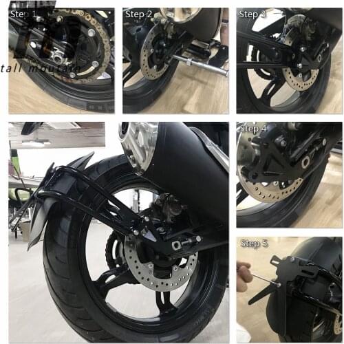 For BMW G310GS G310R 2017 2018 2019 2020 G310 GS Accessories Motorcycle Rear Wheel Hugger Fender Mount Mudguard Splash Guard