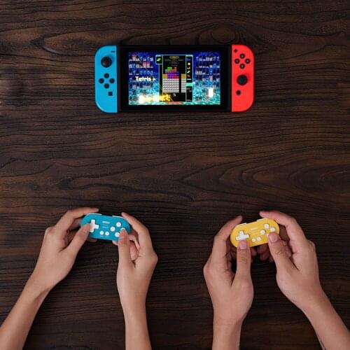 For 8BitDo ZERO 2 Wireless Bluetooth Mini Gamepad for NS N-Switch/Windows/Android/MacOS For Kids Game GamePad Toys