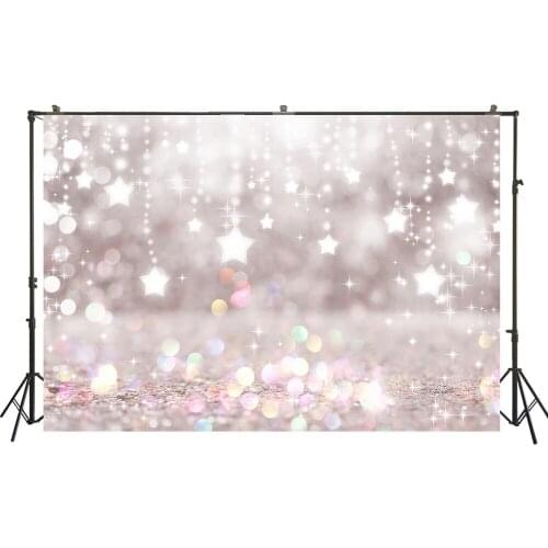 HUAYI Photography Backdrop Christmas Sparkling Bokeh Glitter Holiday Photo Booth Background Newborn Child Family BackdropW-3578