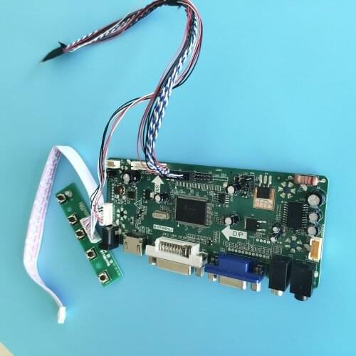 Kit for B140XW02 1366x768 Monitor Display HDMI+DVI+VGA LCD LED 14" Screen Panel 40pin M.NT68676 Controller Board