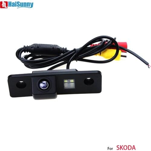HaiSunny new Car Rear View Reverse Backup Camera Rearview Reversing Parking Camera For SKODA ROOMSTER OCTAVIA TOUR FABIA