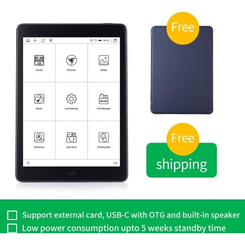 NEW Arrival likebook P78 7.8" Android Ebook reader электронная книга 2G/32GB flat bezel Design with SD card to 256GB