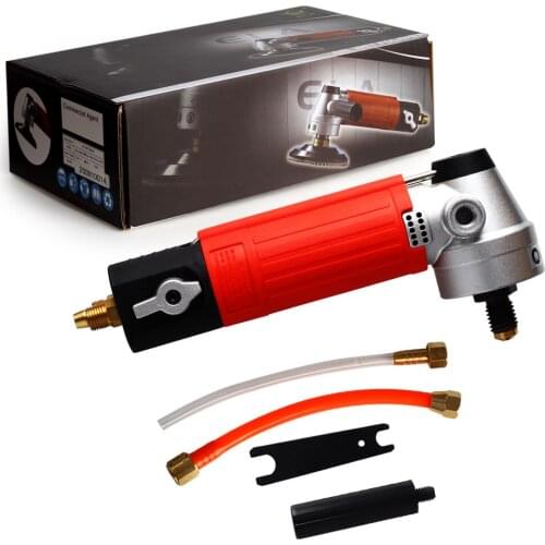 Hand-Held Side Exhaust Stone Air-Powered Stone Polisher Wtih M14 or 5/8-11 Thread For Grinding and Polishing Stone