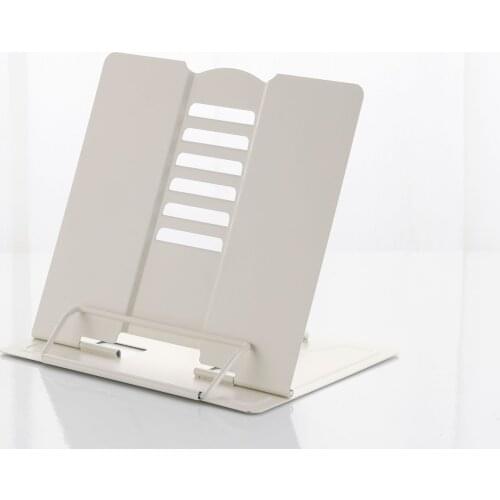 Foldable Reading Book Holder Bookcase Stand for Cookbook Degree Adjustable Support Desk Organizer