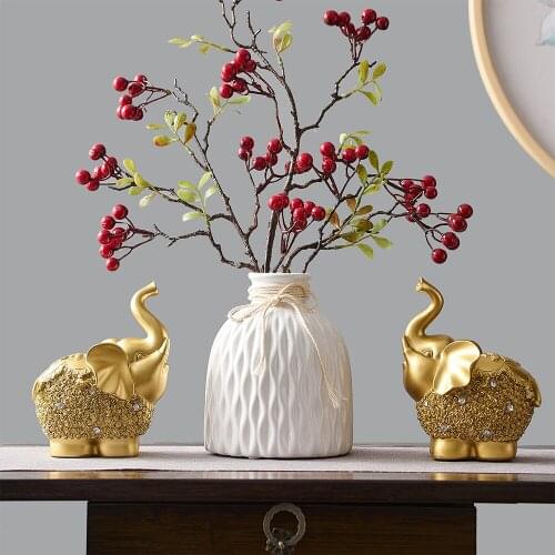 Vase Decoration Home Decorative Vases Ceramic Chinese Style Sack Vase Home Living Room Decoration Aesthetic Room Decor Vases