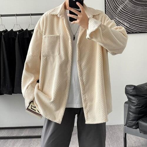 Мужские вельветовые рубашки VOGREAPER China At AliExpress