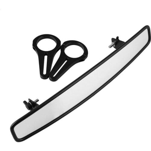 15" Wide High-Definition UTV Rear View Center Mirror Convex Design Mirror w/ 1.75" Clamp for Polaris RZR 800 1000 S 900 XP 1000