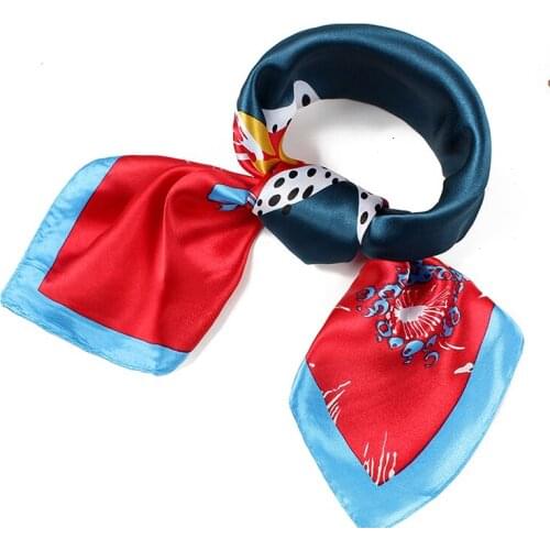 Women Hot Sale Foulard Silk Scaf Bandana NeckerChief 2015