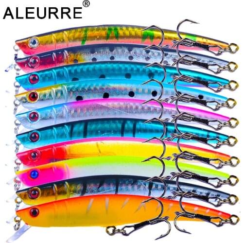 1pcs Hard Minnow Fishing Lure 12cm 12g Floating Bait Plastic Crankbait 3D Eyes Wobbler Diving 1M Isca Artificial For Pike