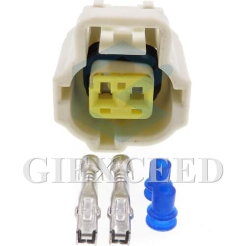 2 Sets 2 Pin 1.8 Series Waterproof Female Socket Auto Electric Cable Connector Automotive Wiring Adapter