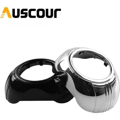 2 pcs 3.0 inch H4 Easy Install Koito Q5 Bi-xenon hid projector lens shrouds Mask LHD RHD hid headlight car styling modify