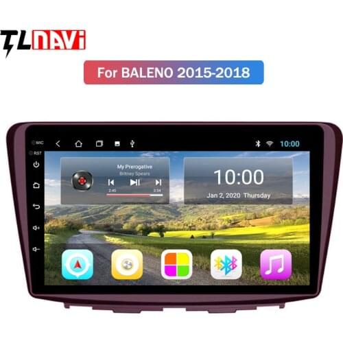2G RAM 9 Inch Android 10 Car Dvd Gps Player for Suzuki Baleno 2015-2018 built-in Radio Video Navigation Bt Wifi