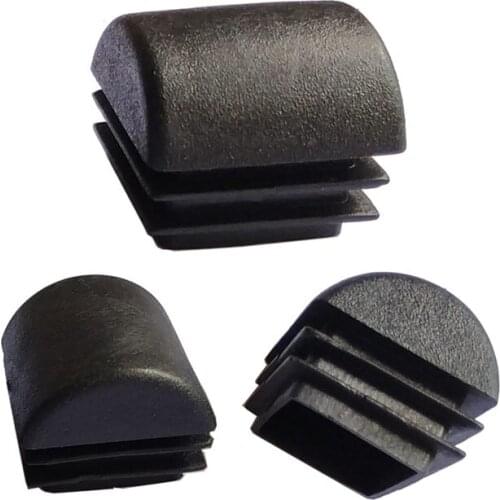 4/8/16Pcs Square oblique pipe plug Blanking End Cap Plastic table chair leg decorative dust cover furniture feet protector