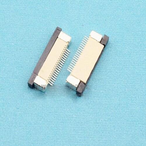 50PCS/Lot FFC/FPC Flat Cable Connector 0.5mm 19Pin 19P Down Link socket