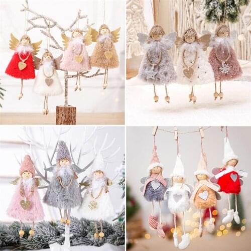 Angel Doll Christmas Decoration for Home Noel Decoration 2021 Navidad Christmas Ornaments Christmas Tree Decor New Year 2022