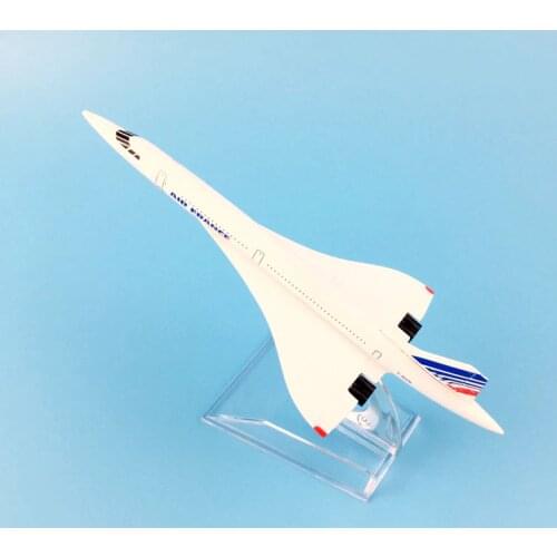 Concorde 1:400 Scale Air France 1976-2003 Diecast Metal Airplane Model Toy Vehicles White Mini AirPlane Aircraft Kids Toys