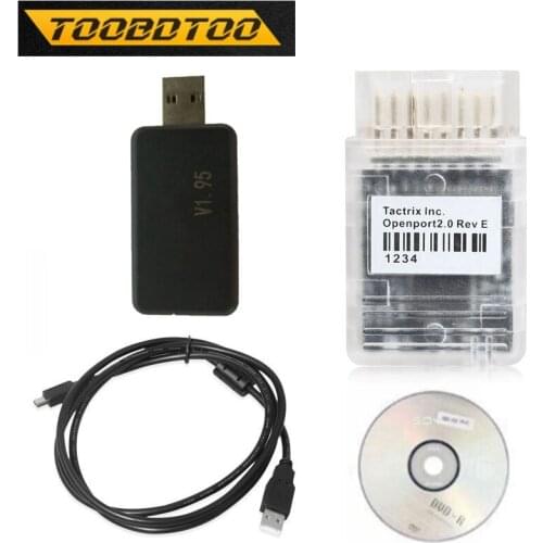 V1.95 OBD ECU Tuning Tool read and write ECU data OBD 1.95 Transfer Stable with OBD USB Dongle Openport2.0 J2534