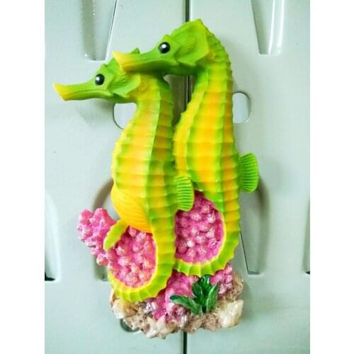 Cancun hippocampus Features travel fridge stickers