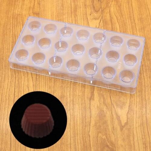 Pastry tool polycarbonate chocolate mold,kitchen accessories cylindrical moulds plastic Cake form Baking dish