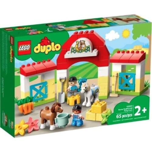 Lego Duplo 10951 Horse Stable and Pony Care great toys birthday gift toddlers kids 65pcs children bricks fans imaginative