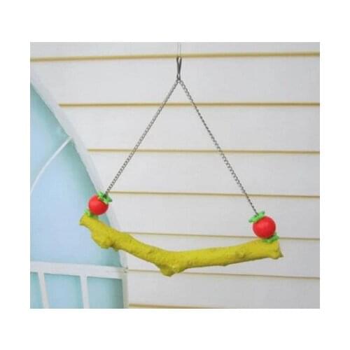 A07 Pet parrot bird toy bird supplies swivel ladder ladder chew toy parrot swing bar ladder elevated station