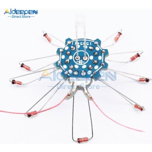 1Set Mobile Phone Signal Flash LED Light Kit Radiation Power Supply DIY Kit GSM Mobile ICSK032A NO Need Power