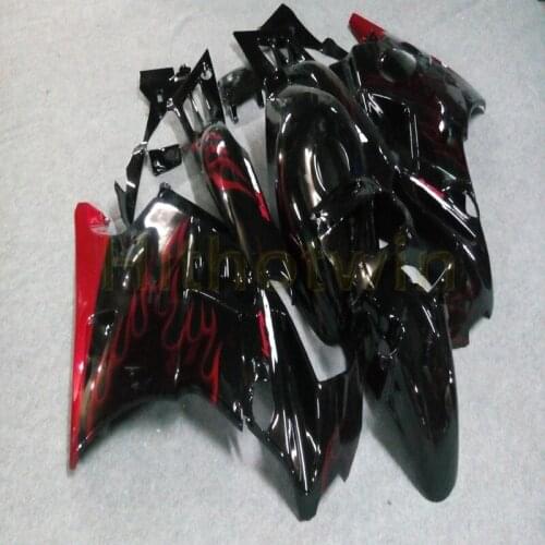 Custom motorcycle cowl for CBR600F2 1991-1994 CBR 600 91 92 93 94 ABS Plastic Fairings+5Gifts+red flames