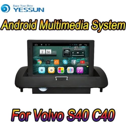 For Volvo S40 C40 Car Android Media Player System Radio Stereo GPS Navigation Multimedia Audio Video