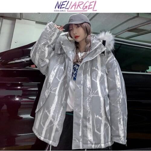 Женские большие пуховики NELLARGEL China At AliExpress