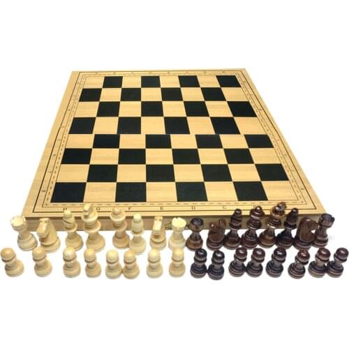 New Magnetic Wooden Folding Chess Set With Felted Interior For Storage Chess Piece Game Board For Adult Kids Beginner 30/40cm