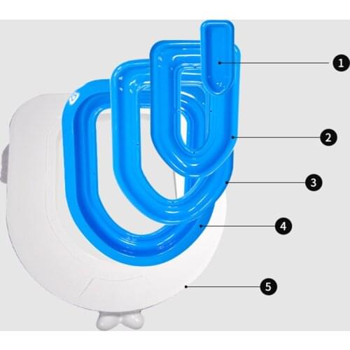 Plastic Cat Toilet Training Kit Litter Box Cat Toilet Trainer Toilet Pet Cleaning Cat Training Litter Kwitter Cat Litter Tray