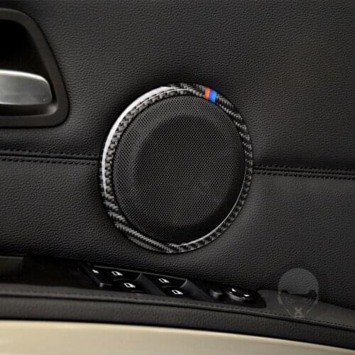 It Is Suitable For BMW 07-13 M3 E92 2 Sets Of Horn Ring The Carbon Fiber