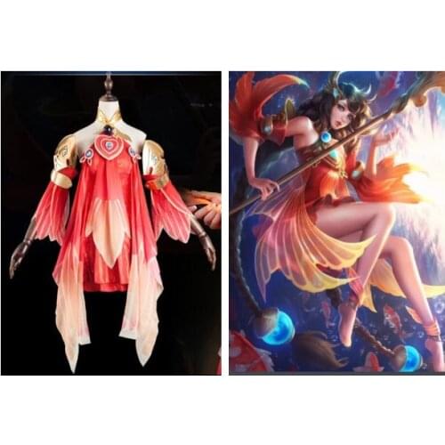 Hot Game Arena of Valor Da Qiao Cosplay Costume King of Glory New Skin Fancy Dress Christmas Halloween Party Costumes for Women
